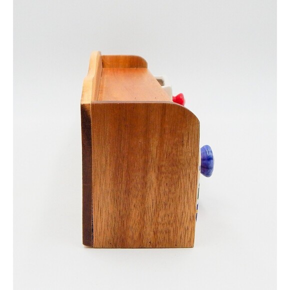 The Pioneer Woman Spice Rack Wood Shelf Ceramic 3-Drawers Bin Floral Melody - Picture 11 of 11